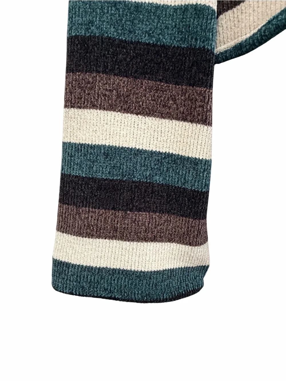 Urban Renewal Urban Outfitters Striped Chenille Bell Sleeve Sweater M